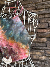 Load image into Gallery viewer, Women’s Small Hand-sewn Geode Halter Crop Top in ‘Pinot Sage’
