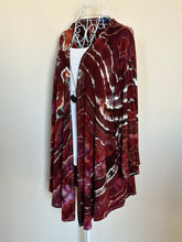 Load image into Gallery viewer, Women’s Large Geode Bell Sleeve Kimono in Bordeaux Rust’
