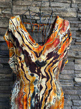 Load image into Gallery viewer, Custom Reverse Geode Jumpsuit in ‘Golden Hour’ for Amy
