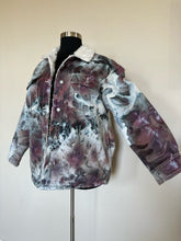 Load image into Gallery viewer, Custom Sherpa Lined Denim Jacket in ‘Brushed Steel’ for Sharlla
