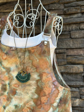 Load image into Gallery viewer, Women’s Large Cotton/Linen Overall Shorts in ‘Wild Thing’
