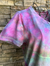 Load image into Gallery viewer, Women’s Medium Geode V-Neck T-Shirt in ‘Midnight Opal’

