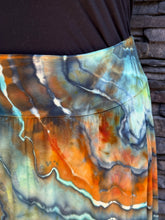 Load image into Gallery viewer, Women’s XXL (can fit a 3X, too) Geode Midi Skirt with Pockets in ‘Boulder Turquoise’
