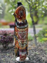 Load image into Gallery viewer, Custom Reverse Geode Surplice Maxi Dress for Lisa
