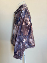 Load image into Gallery viewer, Women’s Large Ice Dyed Jacket in ‘Dark Black’
