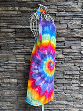 Load image into Gallery viewer, Adult Apron with Pockets in Rainbow Spiral
