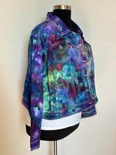 Load image into Gallery viewer, Women’s 3X Ice Dyed Denim Jacket in ‘Northern Lights’
