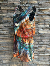 Load image into Gallery viewer, Women’s Large Reverse Geode Shorts Romper in ‘Petrified Wood’
