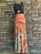 Load image into Gallery viewer, Women’s Small Geode Maxi Skirt in ‘Cherry Creek Jasper’
