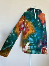 Load image into Gallery viewer, Unisex Small Geode Thumbhole Hoodie in ‘Rainbow Sherbet’
