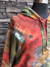 Load image into Gallery viewer, Women’s XL Cropped Geode Hoodie in ‘Cherry Creek Jasper’
