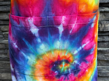 Load image into Gallery viewer, Adult Apron with Pockets in Rainbow Spiral
