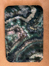 Load image into Gallery viewer, Welcome Baby Geode Gift Set Crib Mattress Sheet, Changing Pad Cover &amp; 3-6 Month Zip-Up Jammies in ‘Moss Agate’
