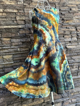Load image into Gallery viewer, Women’s Small Pact Organic Cotton Geode Skater Dress with Pockets in ‘Rainforest Jasper’
