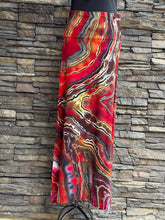 Load image into Gallery viewer, Women’s Medium Reverse Geode Maxi Skirt in ‘Fire On The Mountain’
