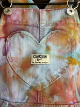 Load image into Gallery viewer, Toddler 4T Denim Osh Kosh B’gosh Overall Skirt Dress in ‘Bird Song’
