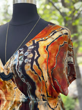 Load image into Gallery viewer, Custom Reverse Geode Surplice Maxi Dress for Lisa
