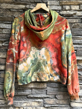 Load image into Gallery viewer, Women’s XL Cropped Geode Hoodie in ‘Cherry Creek Jasper’
