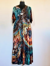 Load image into Gallery viewer, Women’s Large Geode Boho Maxi Dress in ‘Petrified Wood’
