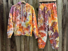 Load image into Gallery viewer, Unisex Medium Matching Zip Up Hoodie and Sweatpants in ‘Starburst’
