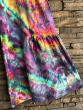 Load image into Gallery viewer, Women’s Medium Geode 100% Cotton Tiered Wide Leg Flared Pants with Pockets in ‘Cosmic Eyes’
