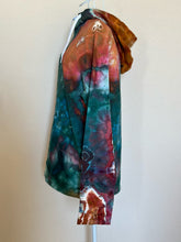 Load image into Gallery viewer, Unisex Small Geode Thumbhole Hoodie in ‘Rainbow Sherbet’
