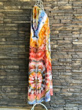 Load image into Gallery viewer, Women’s Medium Caftan-Style ‘Easy Breezy’ 100% Rayon Dress in ‘Rustic Rainbow’
