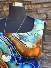 Load image into Gallery viewer, Custom Reverse Geode Dress in ‘Azurite’ for Candice
