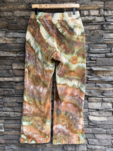 Load image into Gallery viewer, Women’s Medium Upcycled Pact Organic Cotton Velour Wide Leg Pants with Pockets in ‘Wild Thing’

