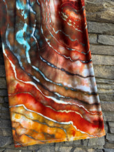 Load image into Gallery viewer, Women’s Large Geode Palazzo Pants with Pockets in ‘Midnight Ember’
