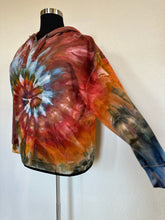 Load image into Gallery viewer, Women’s XXL Gravity Spiral Hoodie in ‘Rustic Rainbow’
