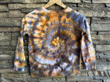 Load image into Gallery viewer, Youth Medium Burt’s Bees Organic Cotton Crewneck Sweatshirt in ‘Walls of the Cave’ Spiral
