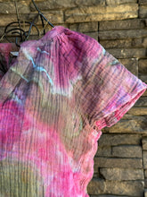 Load image into Gallery viewer, Women’s Medium Geode Cotton Gauze Top &amp; Short Outfit Set in ‘Cosmic Storm’
