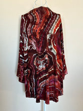 Load image into Gallery viewer, Women’s Large Geode Bell Sleeve Kimono in Bordeaux Rust’
