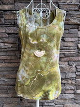 Load image into Gallery viewer, Women’s Medium Geode Tank Top in ‘Olive Grove’
