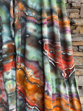 Load image into Gallery viewer, Women’s Large Geode Rayon Tiered Palazzo Pants with Tie in ‘Rooster’
