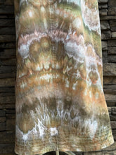 Load image into Gallery viewer, Women’s XS Linen/Rayon Button Front Midi Skirt with Pockets in ‘Pewter’ Twist

