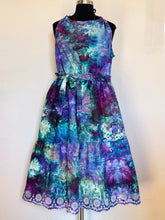 Load image into Gallery viewer, Women’s 2X Midi Tank Dress with Belt &amp; Pockets in ‘Northern Lights’
