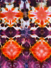 Load image into Gallery viewer, Shibori Dish Towel in ‘Amethyst Sunrise’
