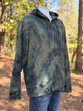 Load image into Gallery viewer, Men’s XXL Geode Zip Up Hoodie in ‘Moss Agate’
