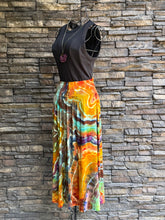 Load image into Gallery viewer, Women’s Small Geode Midi Skirt with Pockets ‘Koroit Boulder Opal’
