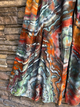 Load image into Gallery viewer, Women’s Large Geode Rayon Tiered Palazzo Pants with Tie in ‘Rooster’
