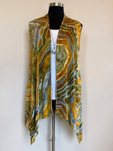 Load image into Gallery viewer, Women&#39;s 1X Bumblebee Jasper Geode Drape Vest
