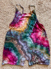 Load image into Gallery viewer, Women’s Large (fits like a medium) Geode Harem Shorts Romper in ‘Gypsy Skies’
