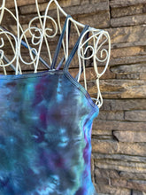 Load image into Gallery viewer, Women’s Small Pact Organic Cotton Geode Strappy Skater Dress with Pockets in ‘Mermaid Tail’
