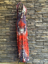 Load image into Gallery viewer, Women’s Medium Geode Dressy V-Neck Jumpsuit with Pockets in ‘Phoenix Rising’
