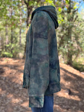 Load image into Gallery viewer, Men’s XXL Geode Zip Up Hoodie in ‘Moss Agate’
