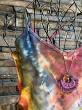 Load image into Gallery viewer, Women’s Medium Pact Organic Cotton Geode Cropped Tank Top &amp; Skort Set in ‘Rustic Rainbow’
