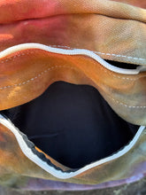 Load image into Gallery viewer, Adult Cotton Canvas Crossbody XL Geode Fanny Pack in ‘Rustic Rainbow’
