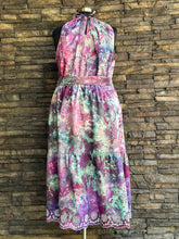 Load image into Gallery viewer, Women’s 3X Midi Tank Embroidered Flowers Dress with Belt &amp; Pockets in ‘Let It Grow’
